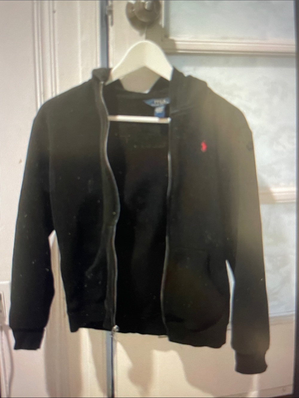 Ralph Lauren Black Zip Hoodie